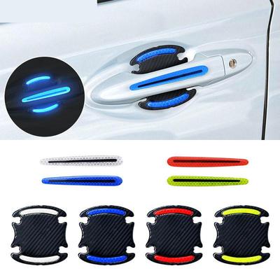 Carbon Fiber Anti-Scratch Car Door Handle Protector Film