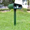 Solar Ultrasonic Animal Repeller for Birds, Dogs, Cats, Snakes, Insects, and Rodents - Outdoor Use for Orchards