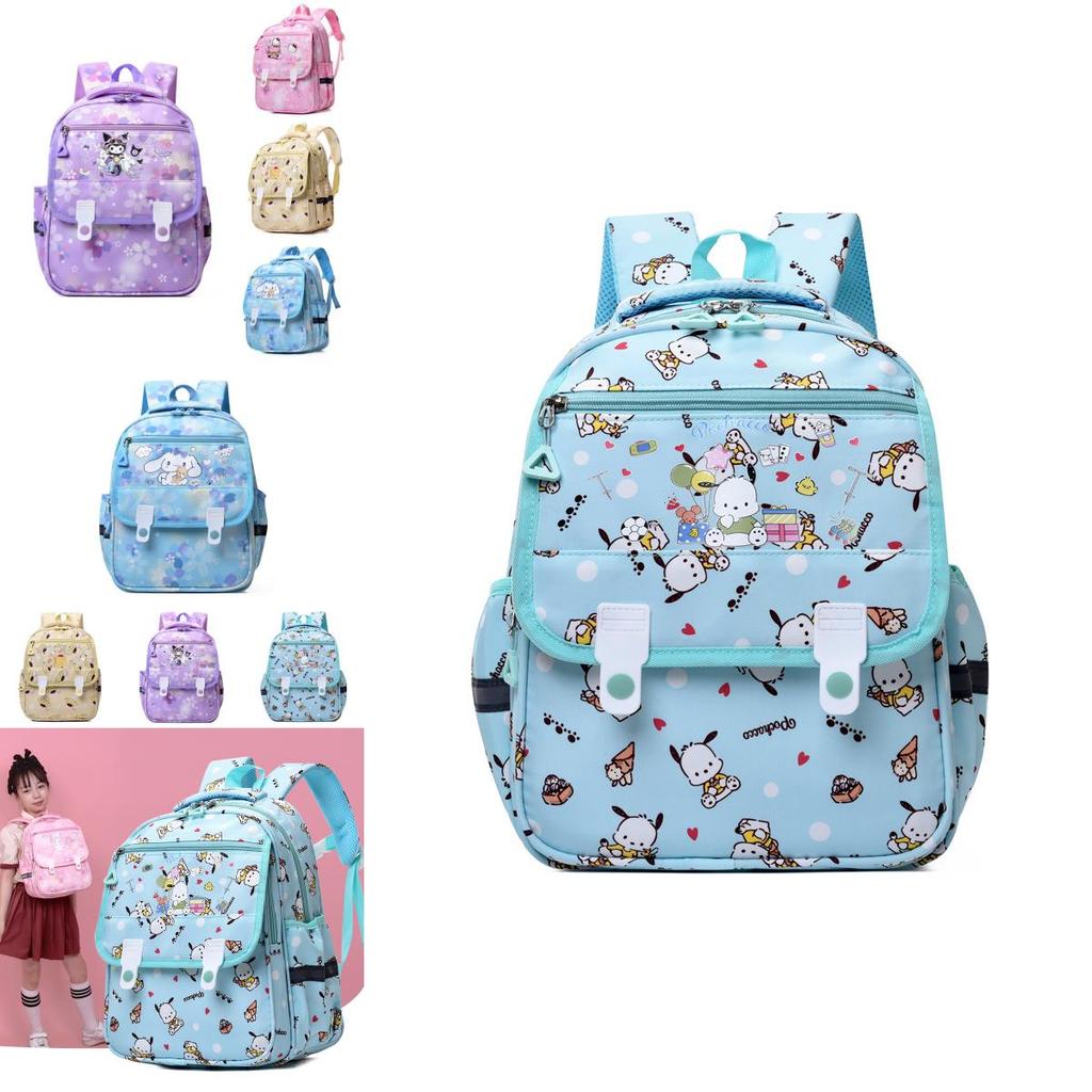 Adorable Cartoon Nylon Backpack For Kids With Lightweight Design And Fun Colors
