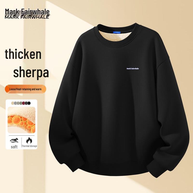 Mark Fairwhale Men's Lamb Fleece Lined Sweatshirt