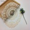 New Dinning Lace Table Cover Embroidered Table Cloth Elegant Round Tablecloth Coffee Coasters Napkin Party Wedding Decoration
