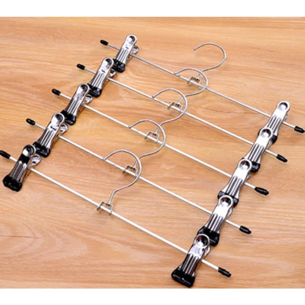 Pants Hanger,  Clip Hangers with Anti Slip Clips, Metal Clip Hangers,space Saving, 360 ° Rotating Hook Hangers, Pants Hanger