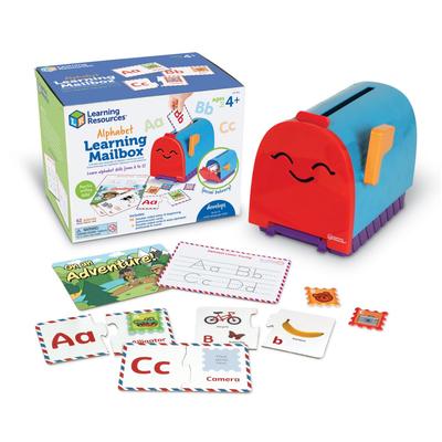Learning Resources Buchstaben in Niko Niko Post Englischer Wortschatz Alphabet LER5511 Authentisches Englisch!