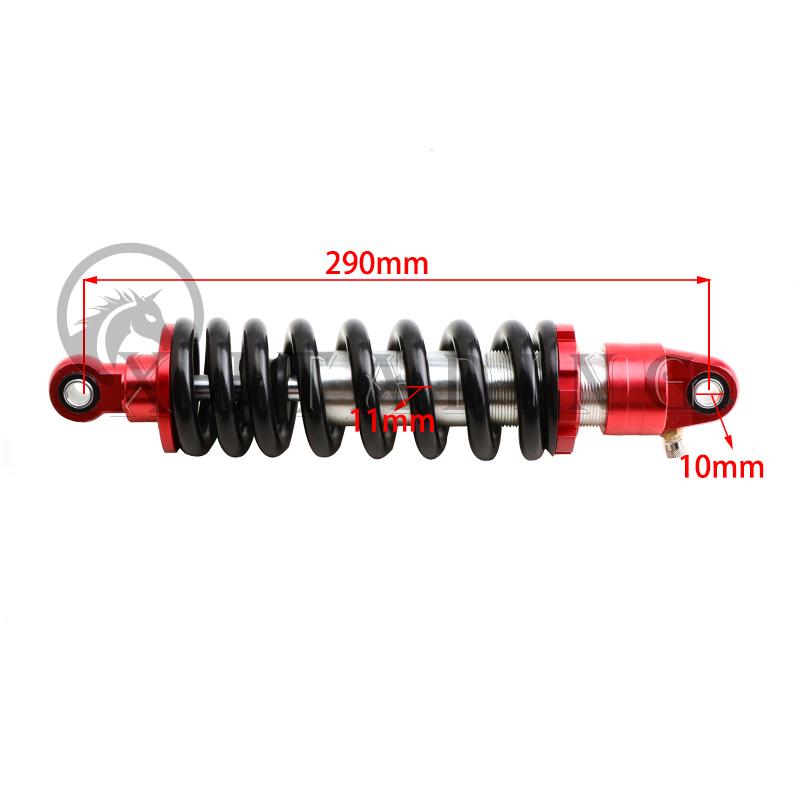 Motorcycle 290mm Rear Shock Adjustable Damping For BSE T8 KAYO CRF KLX YZF Motocross Pit Dirt Bike Accessories