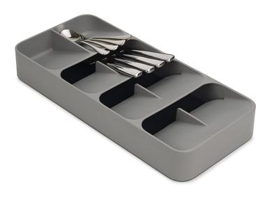 Joseph Joseph Porta-talheres Bandeja Organizador de Gaveta Organizador de Gaveta de Cozinha Largo Cinza 85152 [Autêntico]