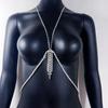 Sparkling Rhinestone & Pearl Body Chain: Fashionable, Versatile, Sexy Jewelry for Nightclubs & Beaches