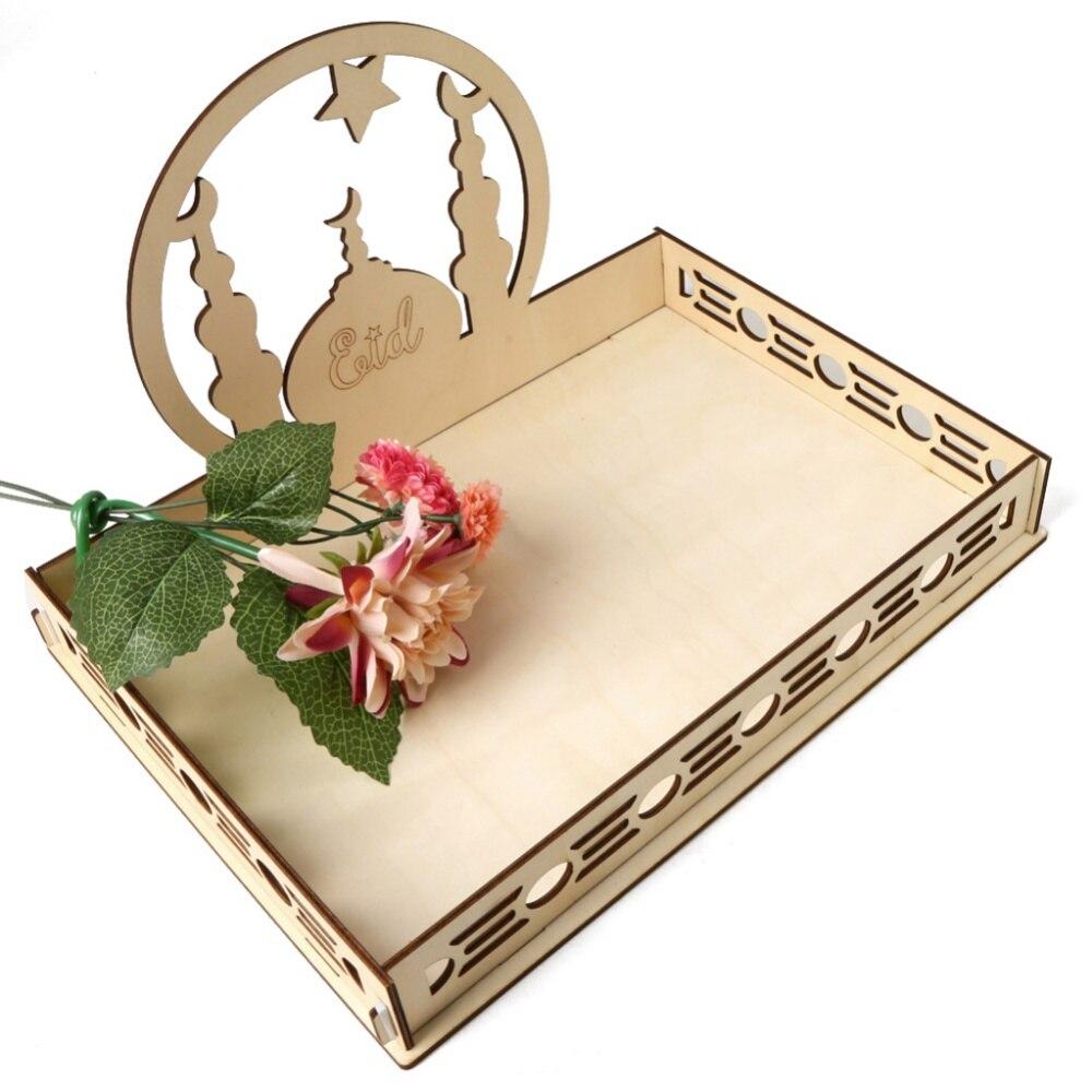 Wooden Ornaments Table Decorations for Breakfast Dinner Dessert Pastry