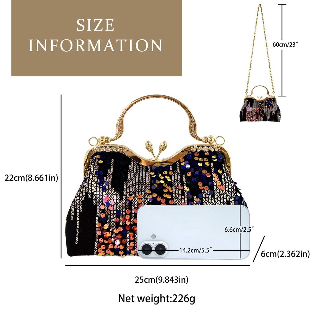 New Women Evening Bag,Elegant Handbag Clutch,Party Dress Bag Shoulder Crossbody Bag