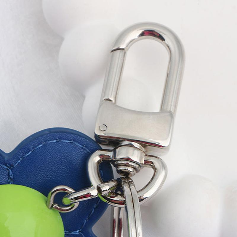 Sweet Cool Flower Doll Keychain Creative Snowboarding Pendant Keyring  Bag Charm Key Hanging Decoration Gifts