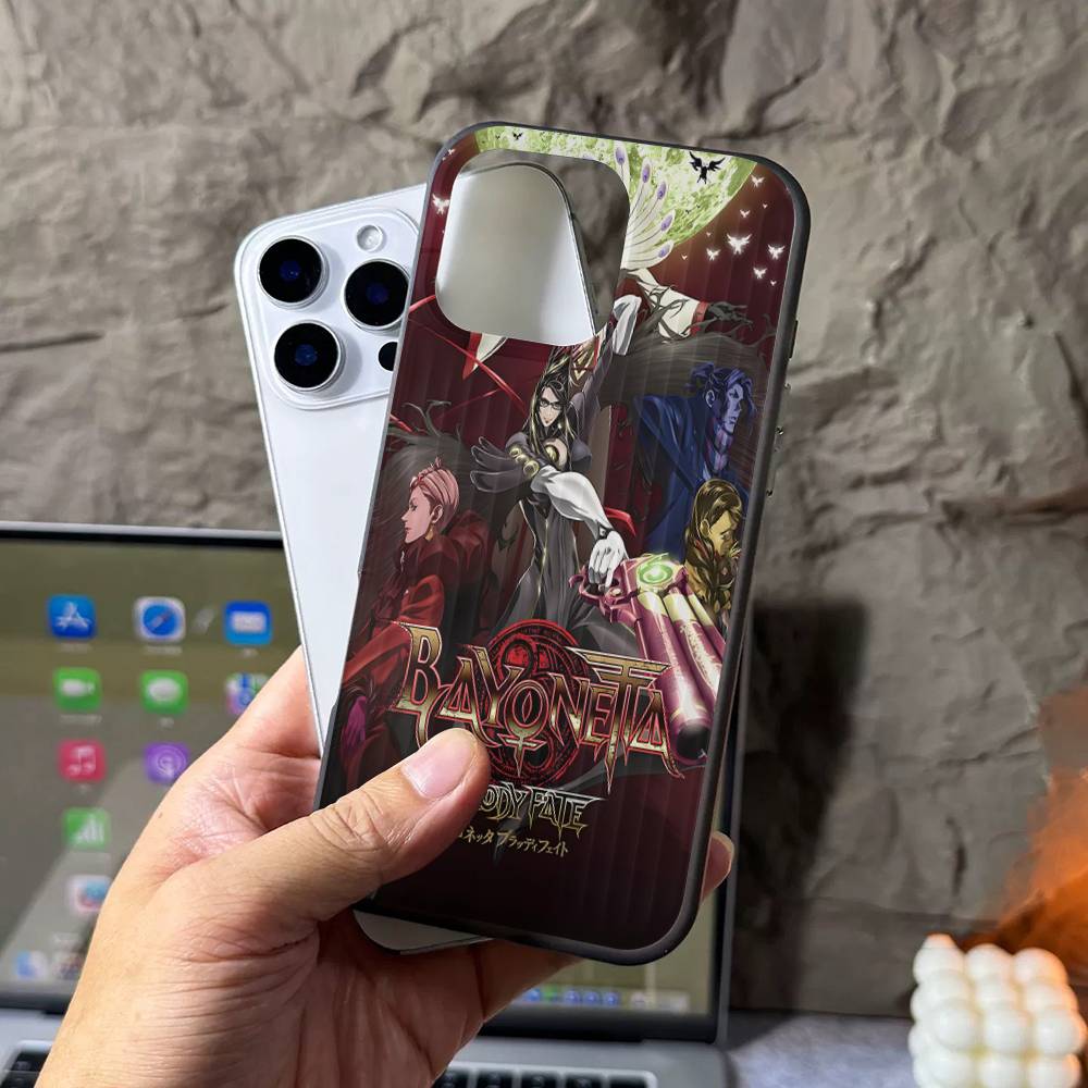 Spiel Bayonetta Anime Für IPhone 17 16 15 14 13 12 11 Pro Max Plus Pro Klare Handyhülle Rutschfeste Schale