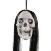 New Halloween Hanging Long Hair Ghost Skeleton LED Light-emitting Horror Skeleton Ghost Bar Haunted House Decoration Props