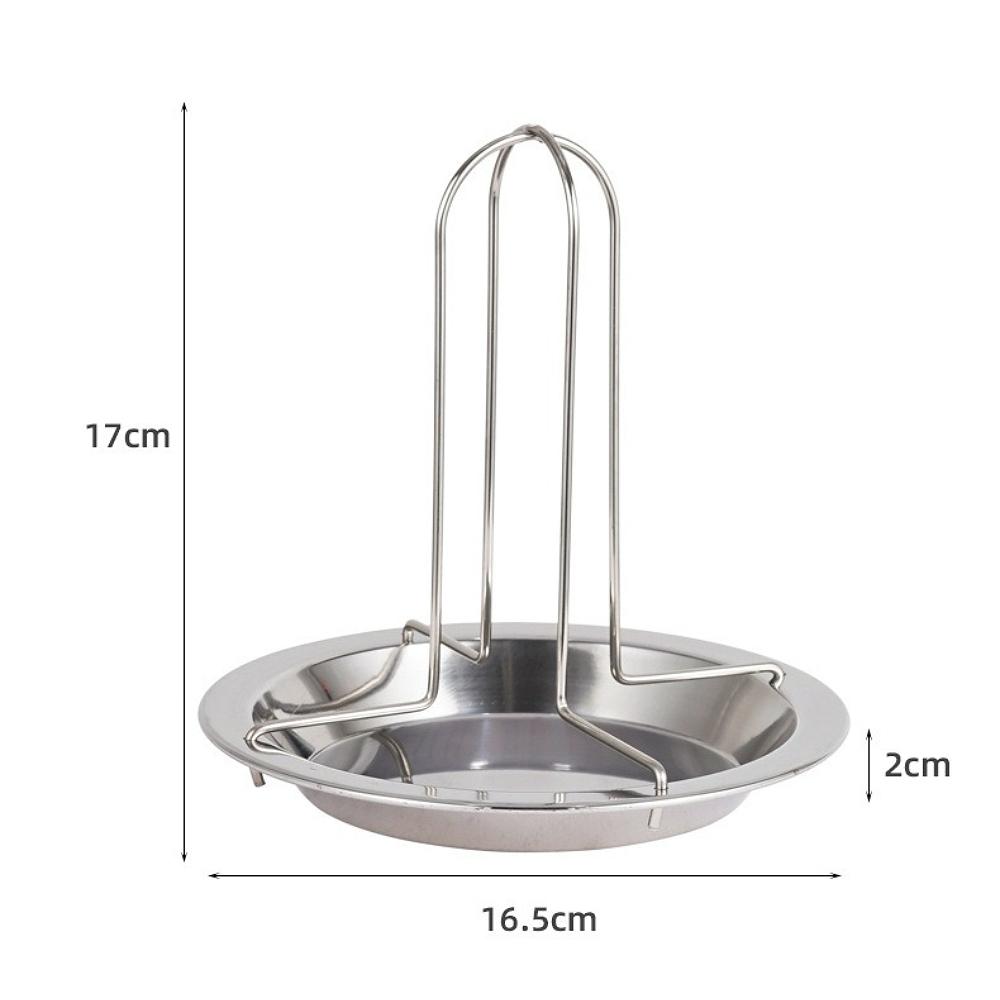 Stainless Steel Vertical Chicken Roaster Stand with Drip Tray Oven Grill Tools for Roasting Chicken Turkey Duck Kitchen Supplies