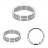 Gin No Slit Line Size Stainless Simple [Shinjuku Kura] Ring, 27, Men's, Steel,