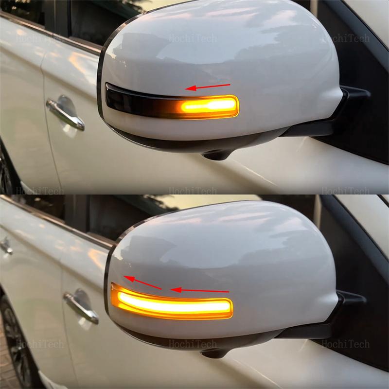 2PCS LED Dynamic Turn Signal Light Mirror Indicator Blinker Lamp for Mitsubishi Outlander GF GG ZJ ZK ZL 2013-20, Lancer 2016