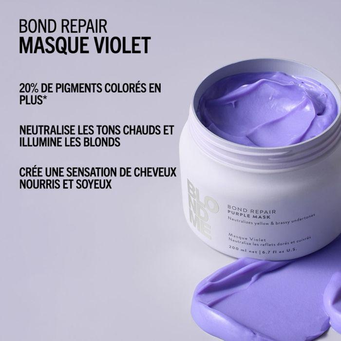 Masque - Schwarzkopf - BlondMe - 200ml - Cheveux colorés ou méchés - Mixte