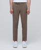 Skinny Hidden Banding Crop Slacks [Light Brown]