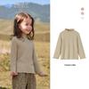 Nidoxiong Kids' Girls' Ruffle-Trim Turtleneck Long-Sleeve Top