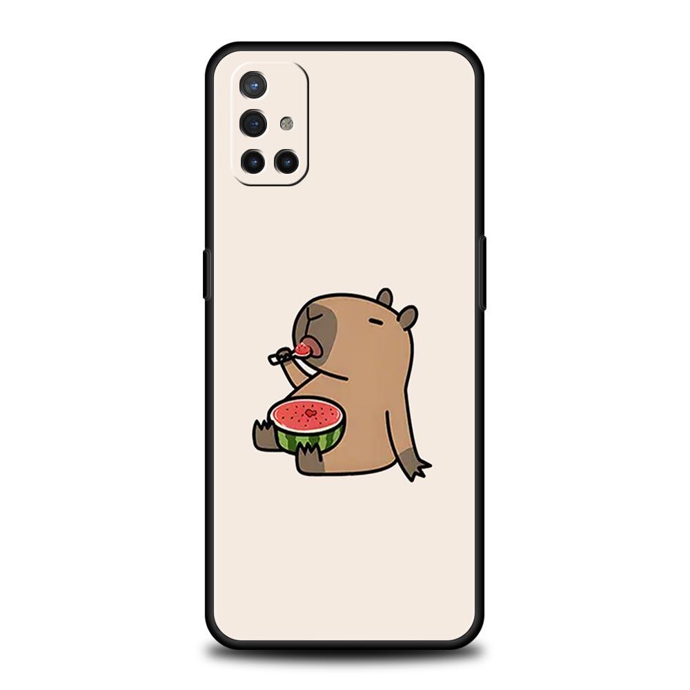 Phone Case For OnePlus 12 11 10 9 Pro 9T 12R 10R 9R 9RT 10T 8T 8 7 6T 7T Nord 2T CE 2 5G N200 N10 N100 Cover Cute Capybara