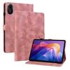 For Xiaomi Redmi Pad 2 Case Lily Flower Imprint Card Slots Leather Tablet Cover