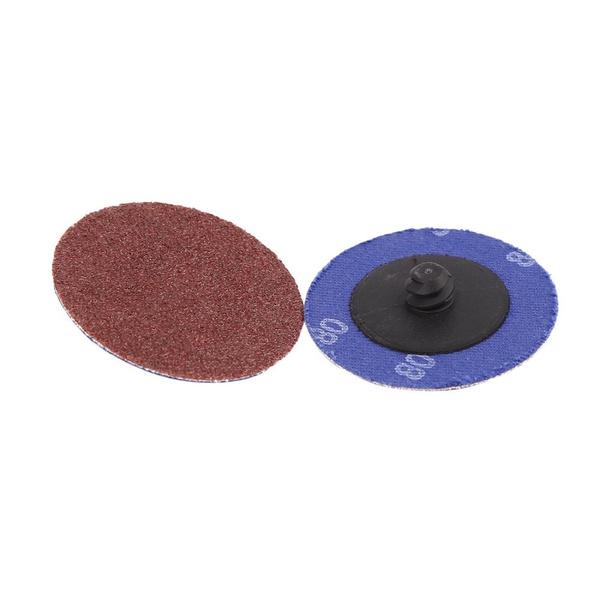 80pcs 50mm Roll Lock Polishing Pad Sanding Discs Sandpaper 60-240 Grit Assorted Roloc Abrasives Fits For Dremel