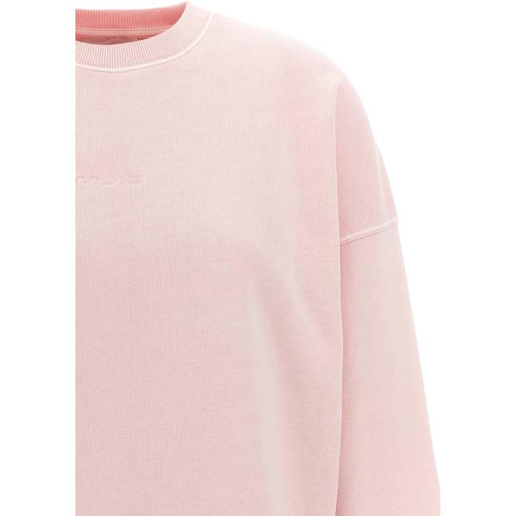 Carhartt WIP Solid Color Drop Shoulder Pullover Crew Neck Long Sleeve Sweatshirt Women Sweatshirt Pink I0345112P7GD