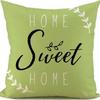 Year Daisy Flower Linen Pillow Case Home Decor Hydrangea Sofa Pillow Cushion