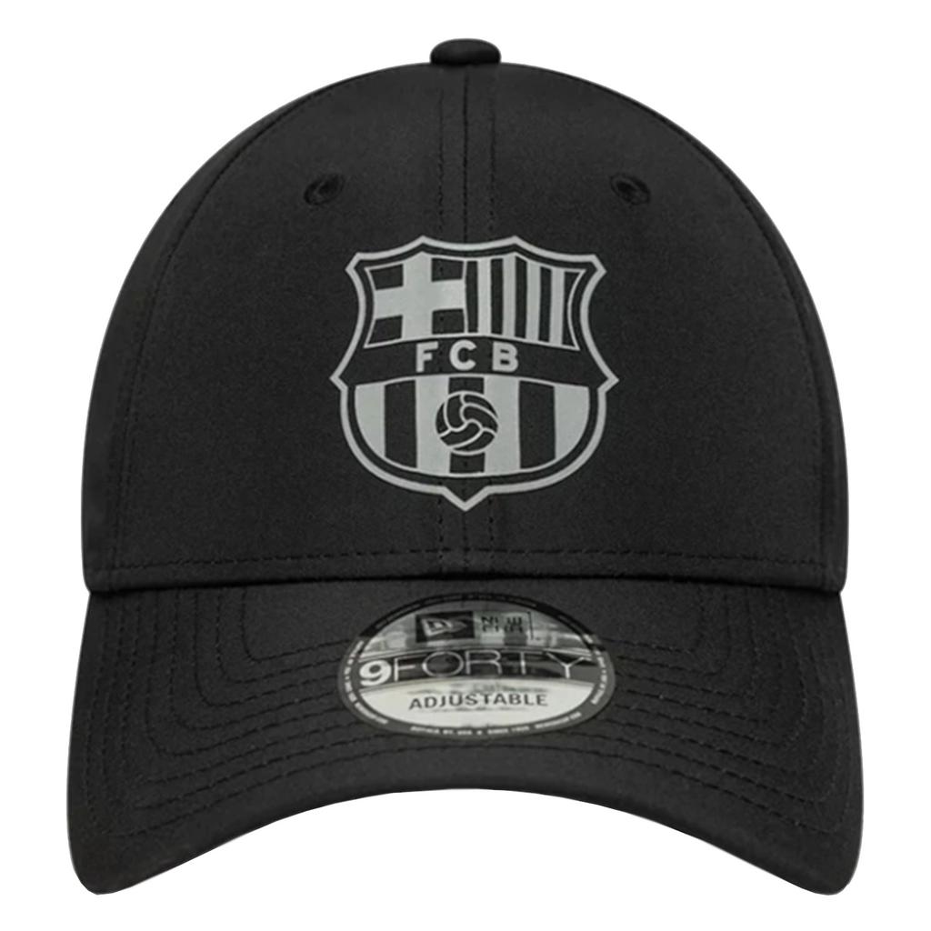 New Era Core 9Forty FC Barcelona Kappe, Herren schwarze Kappe