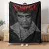 1pc Scarface Al Pacino Soft Flannel All Season Throw for Home, Office, Outdoor UseDurable Comfort Soft Warm Throw for Home
