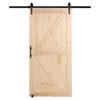 Barn Door and Hardware Kit 30" X 42" Wood Sliding Barn Door Kit Smoothly
