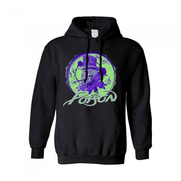 Poison Unisex Adult Skull Hoodie