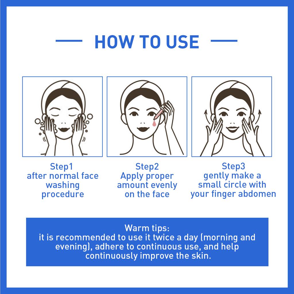 West&Month Collagen Facial Serum Reduce facial fine lines, tighten skin, and improve skin dullness