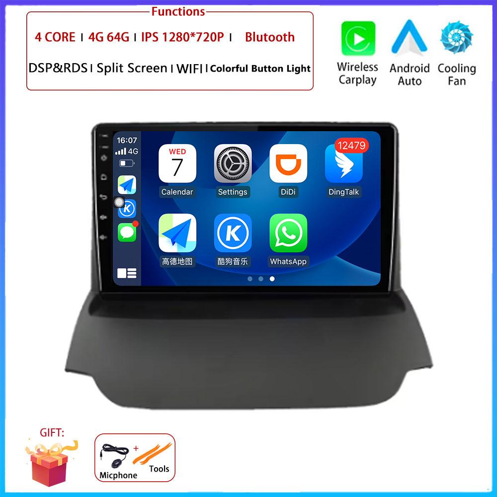 9 “ 4G Android OS Carplay Auto For Ford Ecosport 2013 2014 2015 - 2017 Car Radio Navigation GPS Multimedia Video Player DSP AMI