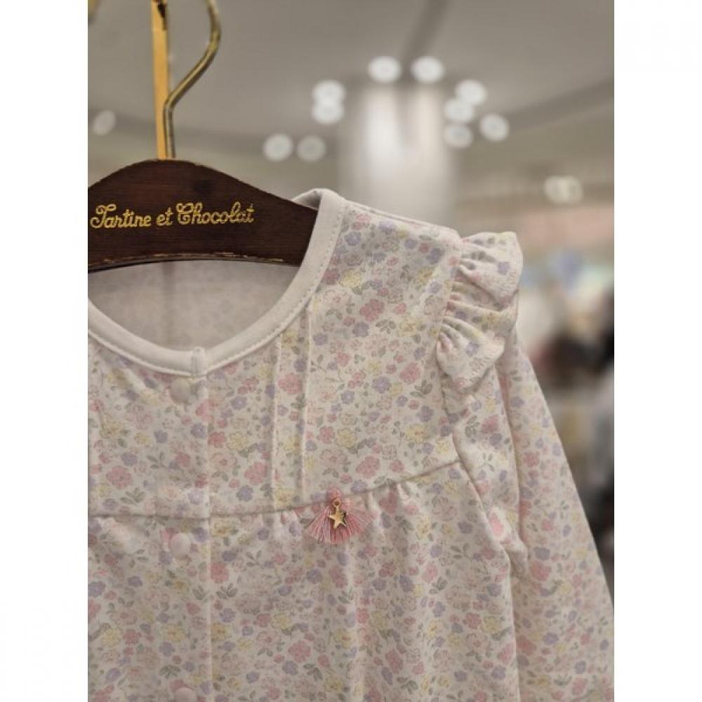 Show Chocola Newborn Romper + Baby Top + La La Mo 3 Piece Set tnowqx041p3Set