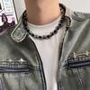 Pearl Necklace Women's Necklace Light Luxury Niche Design Sense Punk Hip Hop Premium Clavicle Chain Necklace