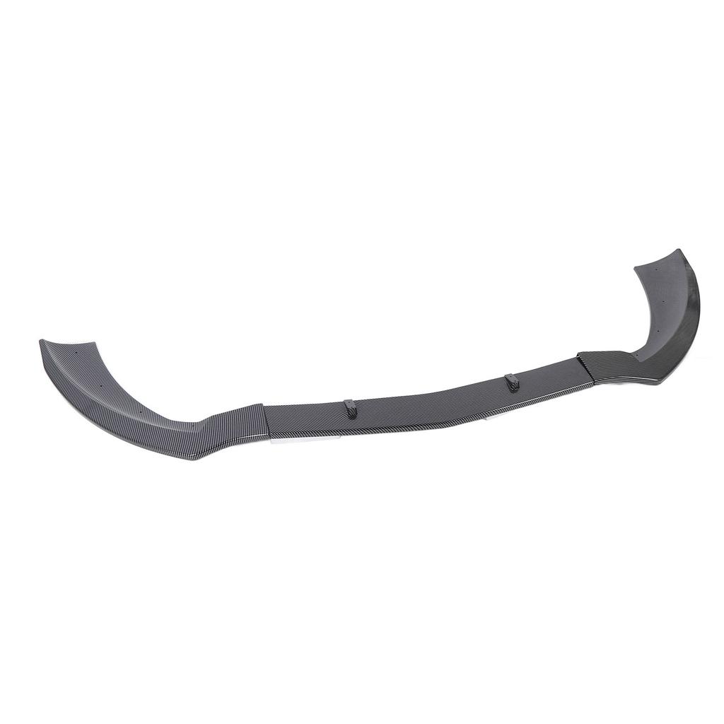 Front Bumper Lip Spoiler 3 Section Type Resistant Upgrade Racing Look Bumper Lip Splitter Body Kit for CLA-Class C117 X117