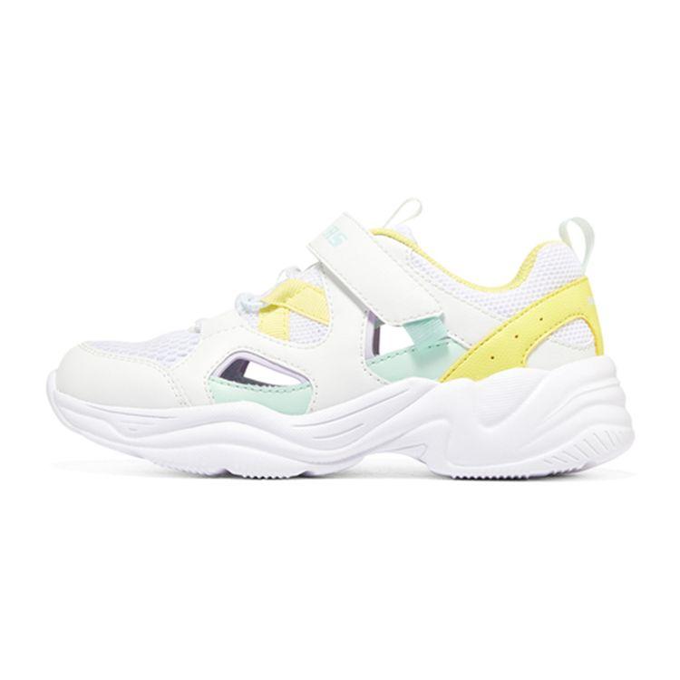 Skechers Comfortable Versatile Casual Shoes Kids sneaker White 302546L-WMLT 27.5