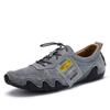 Autumn New Men's Shoes Breathable Men's Casual Leather Shoes Octopus Beanie Shoes Genuine Leather Sports Trendy Shoes