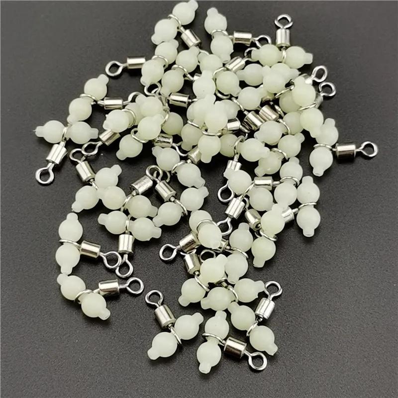 Luminous 3 Way Durable Fishing Swivels Sea Fishing Accessories Rolling Swivels Connector Sea Fishing Hook Size L S