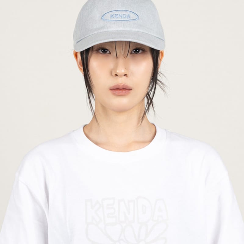 KENDA OVAL LOGO PIGMENT BALL cap - LIGHT BLUE / PGBC01-14S