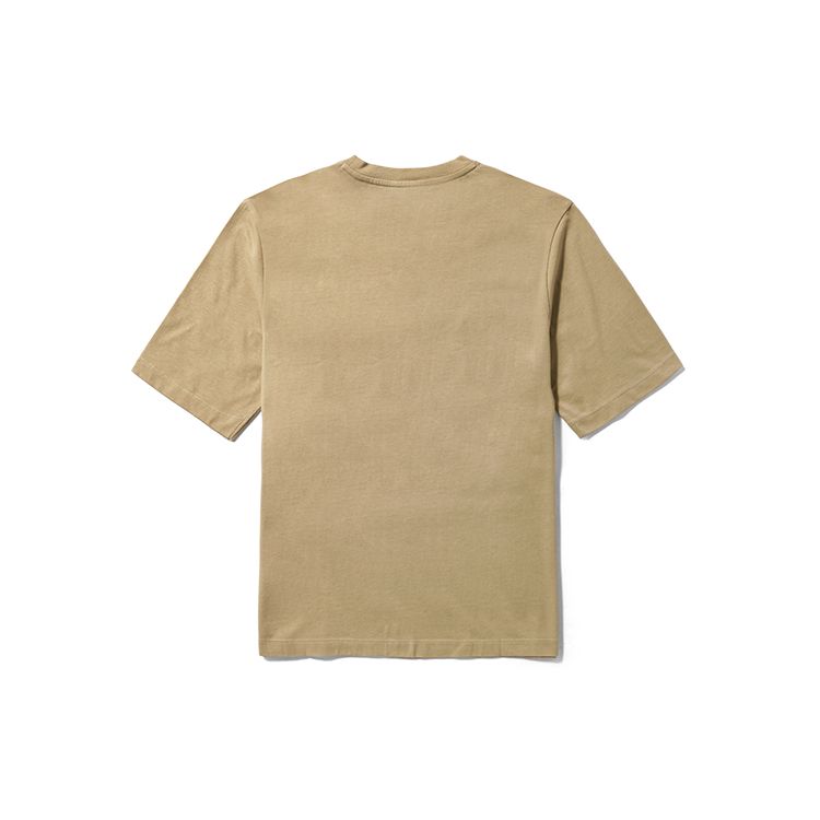 Timberland UV Protection Moisture-Wicking T-Shirt Men Tops Licorice-Yellow A641C-DH4