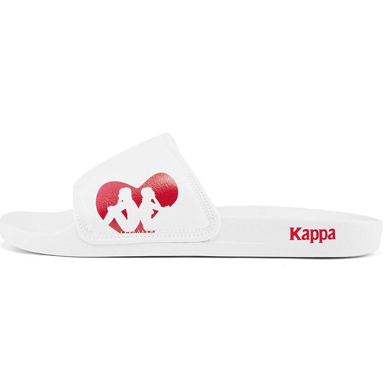 Kappa Outdoor Printed Sports Slippers Men Footwear White Red K0BX5LT02D-030