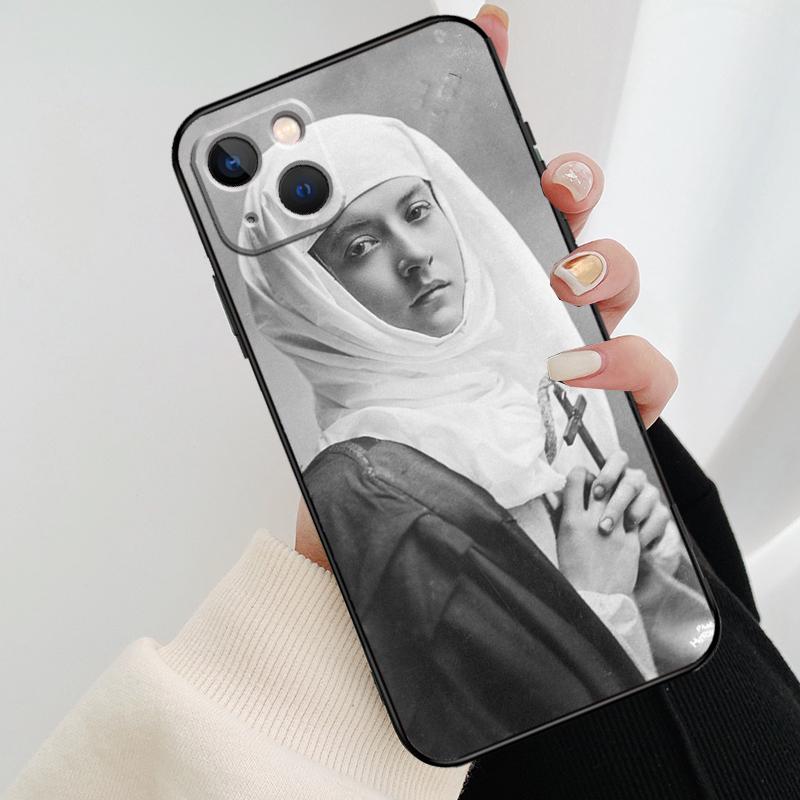 Sister Nun Kiss Phone Case For iPhone 17 Pro Max 14 13 12 11 15 16 Pro Max Mini 16 15 Plus 16e 17 Air Cover