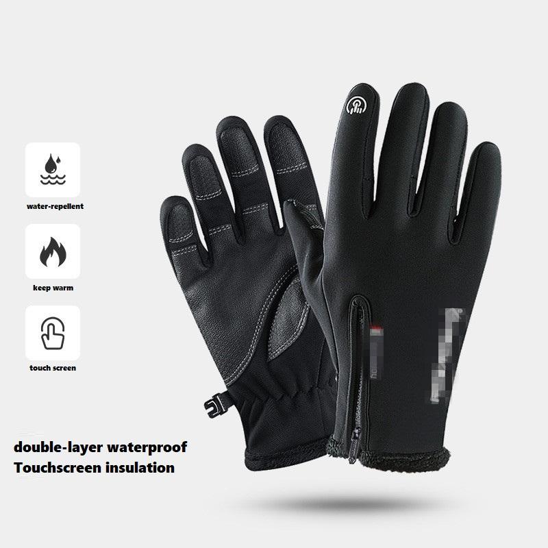 Luvas Impermeáveis para Exterior para Inverno com Tela Sensível ao Toque à Prova de Vento e Quentes