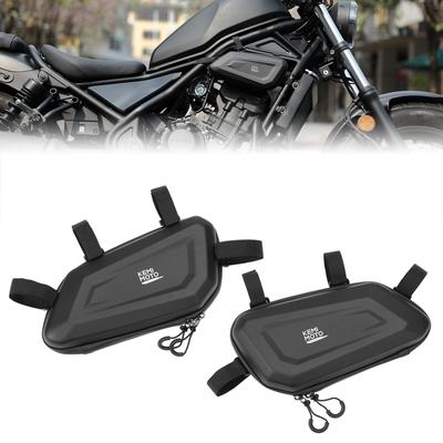 KEMIMOTO Bike Side Left and Right Tool Not Easy To Separated Storage Water Small Items Easy To Bicycle Saddle Black KM1016 Bag, Set, Bag, Deform,