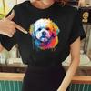 Lagotto Romagnolo Dog T-Shirt Women Short Sleeve Summer Fashion Tshirt Casual Black Fashion Tee Shirt O-Neck Tops