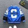 Spring and Autumn Kids  Jacket Handsome Children's Coat Trends Letter Prints Outerwear Baby Casual Clothes