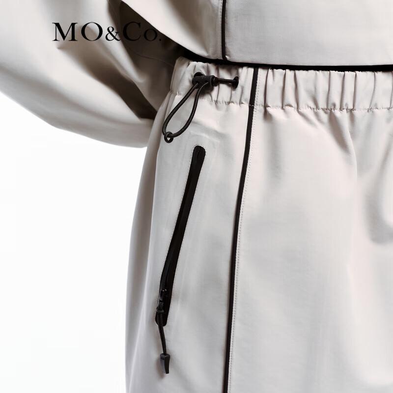 MO&Co. Elastic Waist Sporty Straight Short Skirt