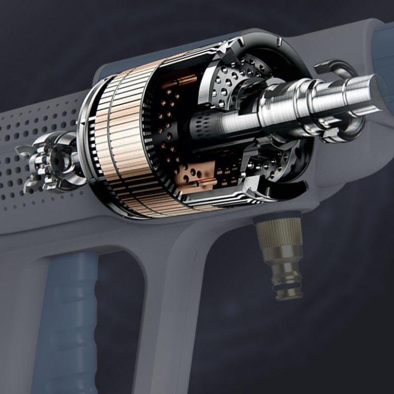 138VF Luxus-Hochdruck-Wasserpistolen-Set, kabellose Gartenspritzmaschine, Autowaschanlage, Reinigungsartefakt mit Werkzeugkasten