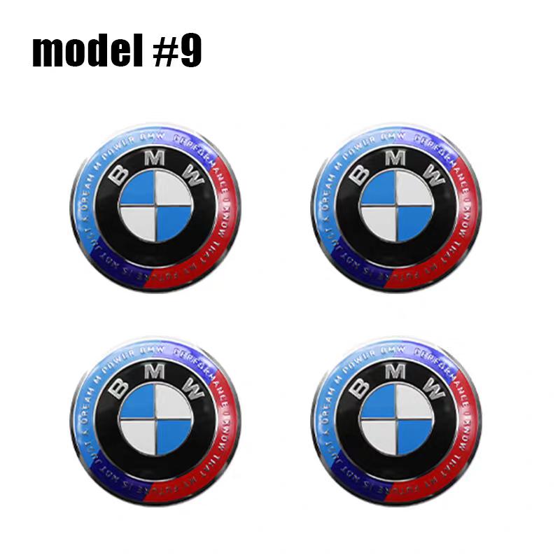 WW56/60/65/70mm Car Badge Wheel Center Cover Stickers Hub Caps Decal For BMW M Z4 M3 M5 M6 X3 E46 E90 E39 F10 F20 F30 G20 E60 X6