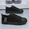 22 years of spring and autumn student casual board shoes teen couple black and white canvas shoes soft-soled sports shoes